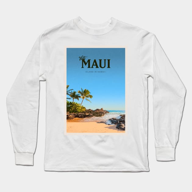 Visit Maui Long Sleeve T-Shirt by Mercury Club